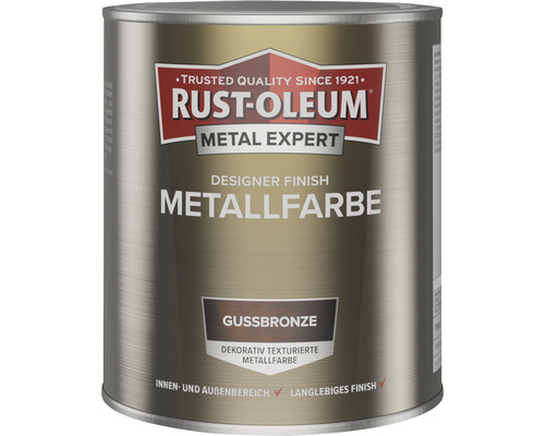 RUST-OLEUM METAL EXPERT Designer Finish Metalfarbe gussbronze 750 ml