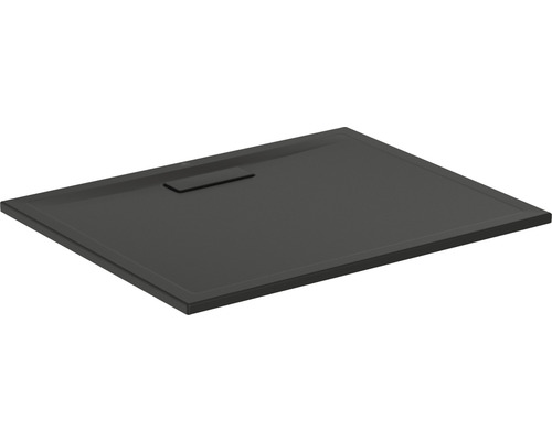Duschwanne Ideal Standard Ultra Flat New 80 x 100 x 2.5 cm schwarz matt T4468V3 Rechteckige Duschwanne aus Mineralguss
