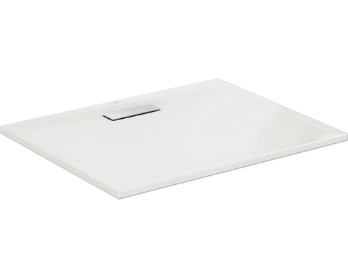 Duschwanne Ideal Standard Ultra Flat New 80 x 100 x 2.5 cm weiß glänzend T446801 Rechteckige Duschwanne mit Ablaufgarnitur