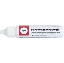 Rayher Farbkonzentrat weiß in einer 30 ml Flasche