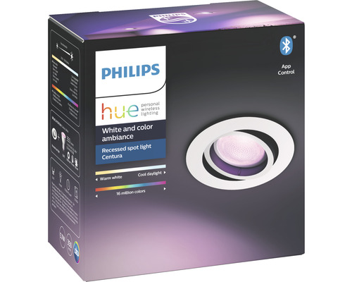 Philips hue LED Einbauspot dimmbar White & Color Ambiance | HORNBACH