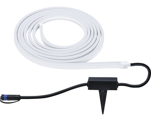 Paulmann Plug & Shine Smooth RGB Strip Tunable White 700 lm 600 LEDs 230/24V 5 m LED-Lichtschlauch mit Erdspieß