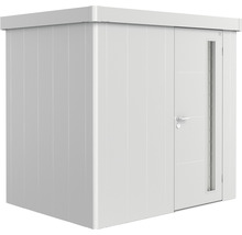 Gerätehaus Biohort Neo 1B Standardtür 236 x 180 cm silber-metallic