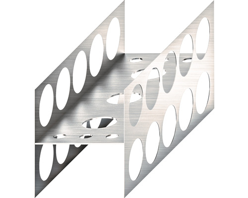 Jackoboard® H-Profil zur Befestigung von 50 mm Bauplatten 2 Stk Aluminiumprofil mit ovalen Löchern