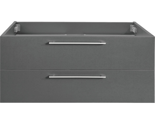 Waschtischunterschrank Differnz Somero BxHxT 80 x 45 cm x 38 cm Frontfarbe anthrazit matt 36.104.67 Waschtischunterschrank Differnz Somero BxHxT 80 x 45 cm x 38 cm Frontfarbe anthrazit matt 36.104.67