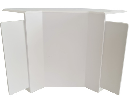 Weißer Sichtschutz aus Kunststoff für den Garten