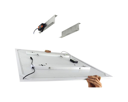 Aufbaurahmen für LED Paneele mit elektronischem Vorschaltgerät und Halterung.