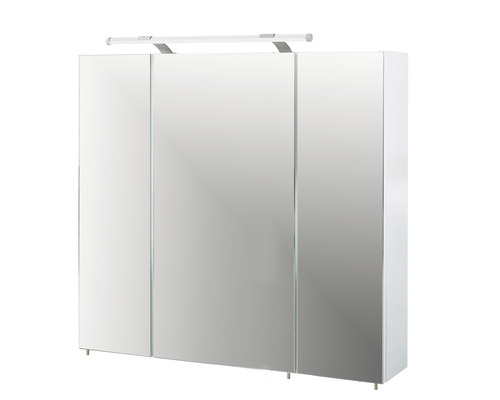 cm Dorina 80 Möbelpartner Spiegelschrank HORNBACH | weiß x 15,7 x 75