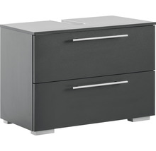Waschbeckenunterschrank Möbelpartner Carlos BxHxT 80.2x59.1x35 cm anthrazit