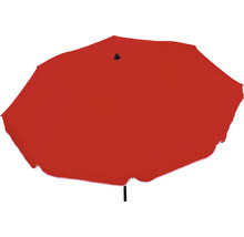 Roter Sonnenschirm für den Garten