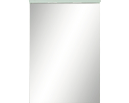 Spiegelschrank Möbelpartner Spot 50,4 x 23,7 x 72,3 cm mintgrün 1-türig LED Rechteckiger Spiegelschrank für das Badezimmer