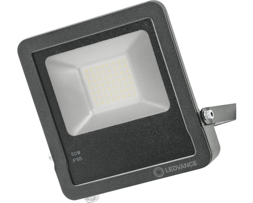 Ledvance LED Strahler Alu/Metall IP65 50W 4250 lm 3000 K warmweiß HxB 237x200 mm Smart+ WiFi Flood 50W grau