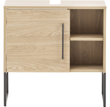 Waschbeckenunterschrank Möbelpartner Limone BxHxT 60.4x59.5x33 cm eiche hell