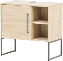 Waschbeckenunterschrank Möbelpartner Limone BxHxT 60.4x59.5x33 cm eiche hell