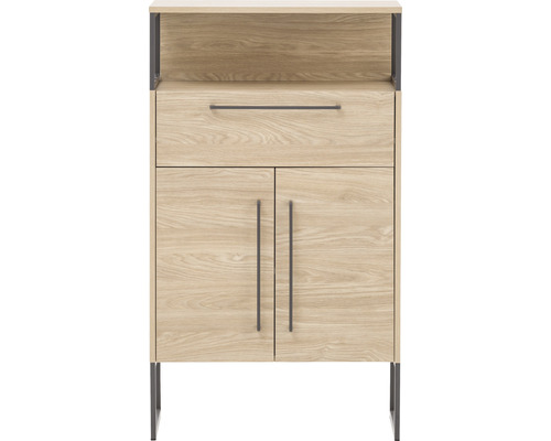 Waschtischunterschrank mit Schublade und zwei Türen