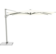 Freiarm-Sonnenschirm mit quadratischer Bespannung