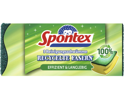 Spontex Reinigungsschwamm Recycelte Fasern 3 Stück