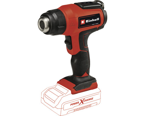 Akku-Heißluftpistole Einhell Power X-Change TE-HA 18 Li, ohne Akku und Ladegerät Einhell Akku-Heißluftpistole mit Einhell Logo