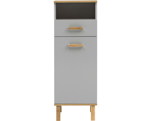 Hochschrank mit einer Schublade und einem offenen Fach