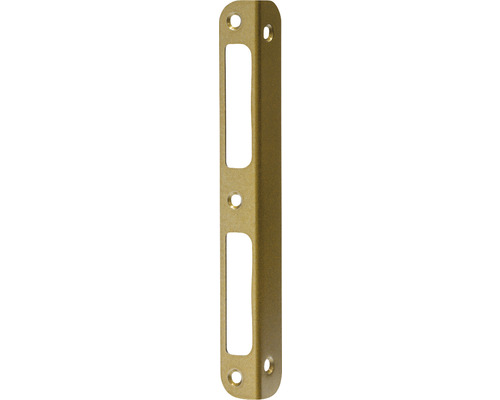 Winkelschließblech Abus für Haustüren WSB170 links/rechts gold 170/20 mm Schließblech aus Metall