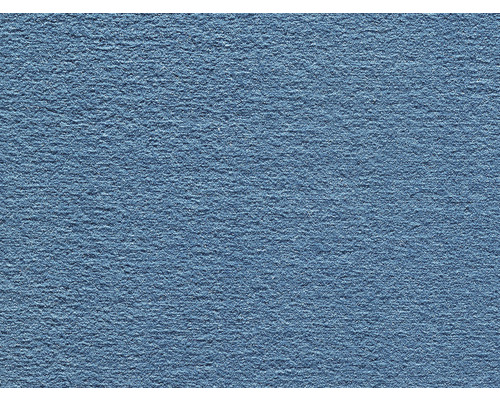Teppichboden Velours Hedwig ozeanblau FB73 400 cm breit (Meterware) Nahaufnahme einer blauen Papiertapete mit feiner Struktur