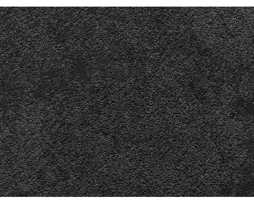Teppichboden Saxony Lester schwarz FB98 400 cm breit (Meterware)