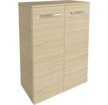 Doppel-Midischrank FACKELMANN B.Style 60,2x82,5x32 cm Sand Eiche/Sand Eiche