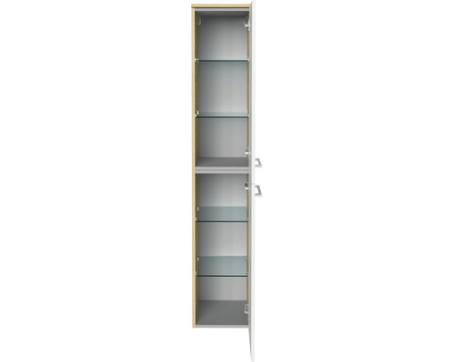 Offener Hochschrank mit Glasböden für Badezimmer