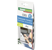 Windhager Cool Befestigungsclips Montageset, 6 Stück