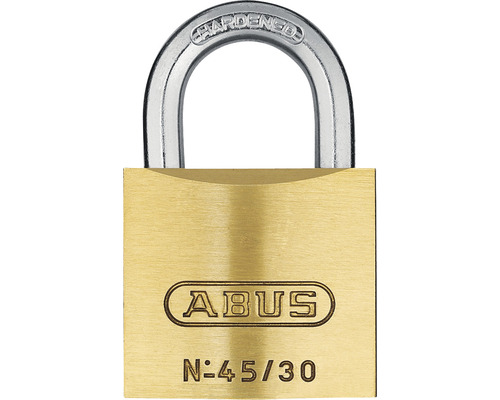 Vorhängeschloss mit gehärtetem Bügel und ABUS Logo