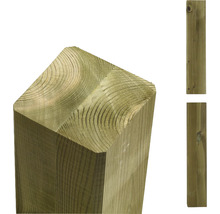 Holzpfosten in verschiedenen Ansichten