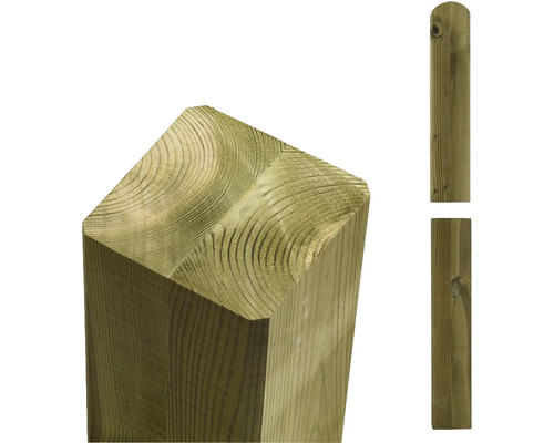 Holzpfosten in verschiedenen Ausführungen