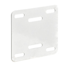 Reparaturblech für Montageplatten mit Lochreihenabstand 32 mm weiß 2 Stück