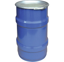 Stahl-Deckelfass 120 l mit UN-Zulassung innen lackiert blau-thumb-0