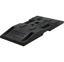 Fußplatte für Schrankenzäune Kunststoff schwarz 800x400 mm-thumb-0