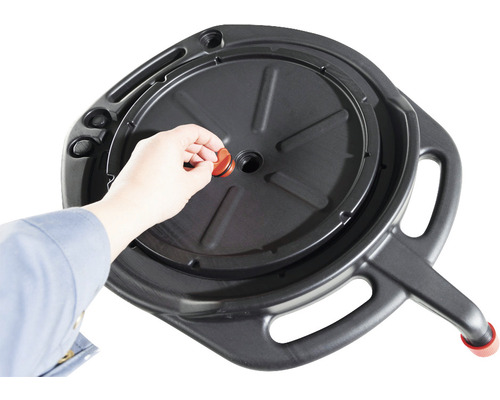 Ölauffangwanne mit Verschlussstopfen