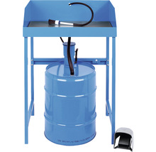 Kleinteilereiniger BK50 mit Anschluss für 1 Fass à 50 l Stahl blau