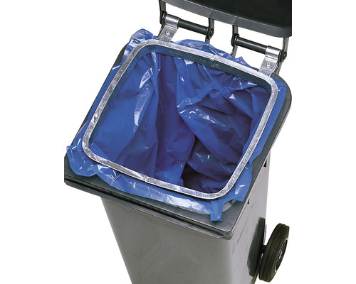 Abfallsäcke Seitenfaltensäcke für Großmülltonne 120 l blau 100 Stück