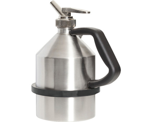 Falcon Sicherheitskanne mit Feindosierhahn 2 l Edelstahl Sahnespender aus Edelstahl mit Griff