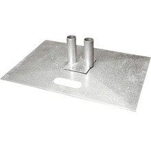 Metallständerfuß mit zwei Rohren