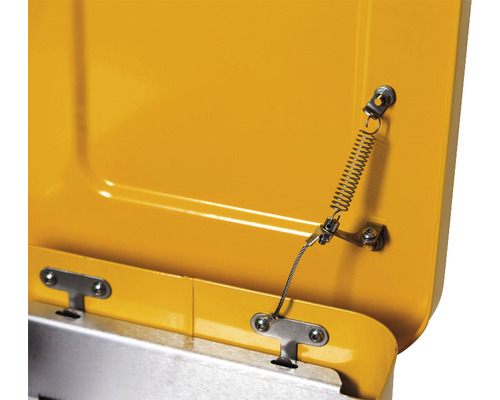 Falcon Kleinteilereiniger mit Teilekorb 10 l Stahl gelb lackiert