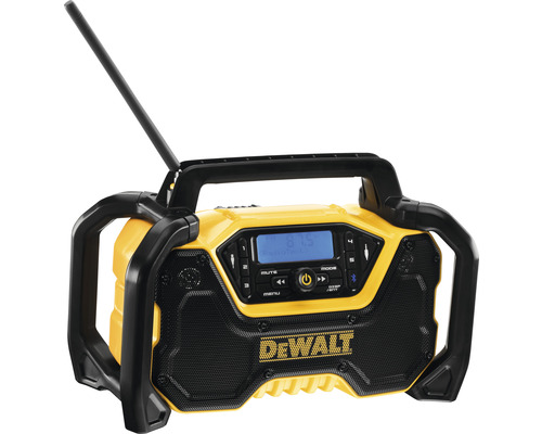 Akku-Baustellenradio DeWalt DCR029-QW mit Bluetooth und DAB+ DeWalt Baustellenradio mit Antenne