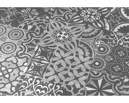 Bildausschnitt verschiedener Fliesen mit unterschiedlichen Mustern