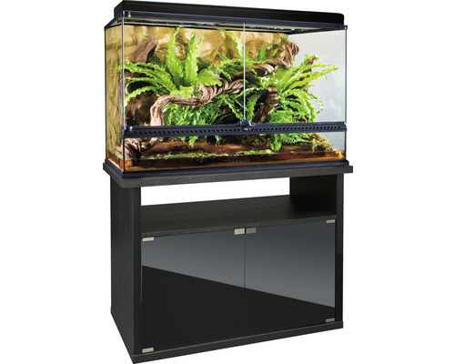 Terrarienkombination EXO TERRA inkl. Compact-Top, Unterschrank 90 x 45 x 140,5 cm schwarz