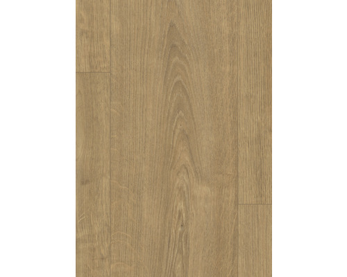 Nahaufnahme von Laminatboden in Holzoptik