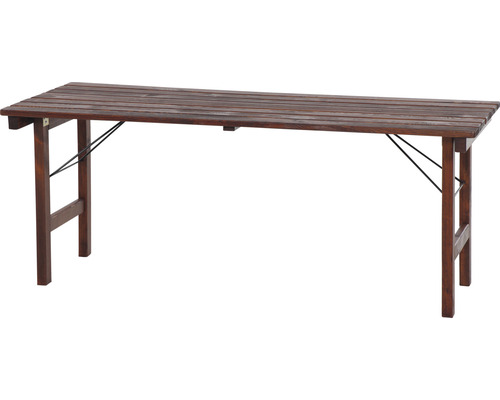 Holztisch mit Klappbeinen für den Innen- und Außenbereich