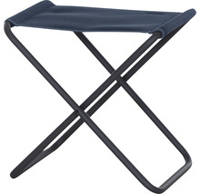 Klapphocker mit Stoffbezug und Metallgestell