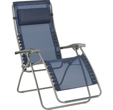 Verstellbarer Relaxsessel mit Kopfkissen für den Garten