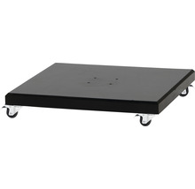Quadratischer Sockel mit Rollen