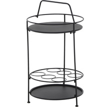 Bistrotisch Siena Garden Siero Ø 42 x 74 cm schwarz
